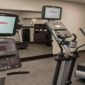 Well equipped fitness center at Sonesta Select Atlanta Norcross I-85.