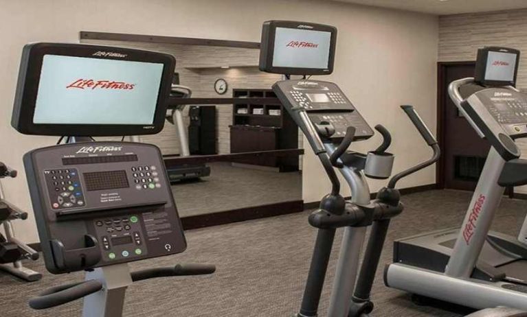 Well equipped fitness center at Sonesta Select Atlanta Norcross I-85.