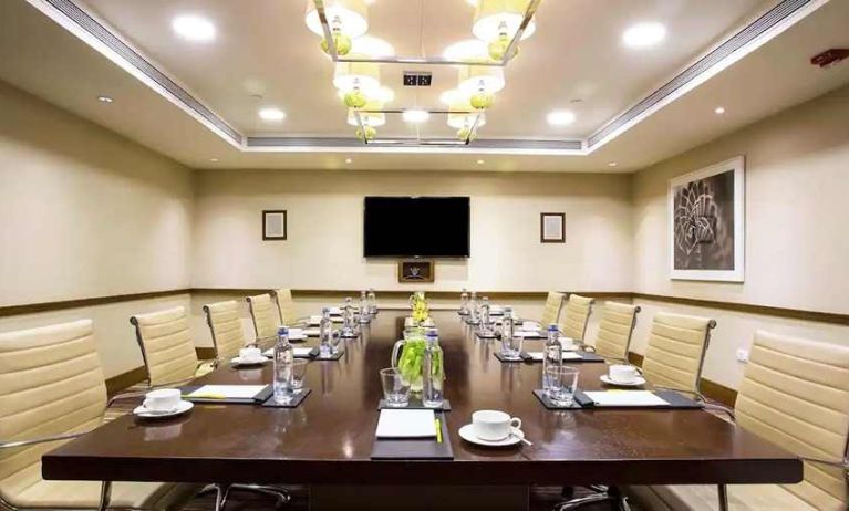 professional meeting room for all business meetings at Hilton Garden Inn Trivandrum.