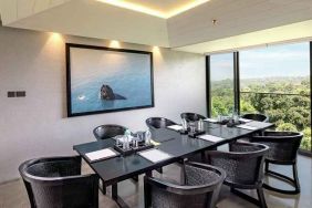 professional meeting room with beautiful nature views at DoubleTree by Hilton Goa - Panaji.