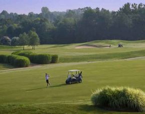 Golf field at the Embassy Suite by Hilton Charlotte-Concord- Golf Resort & Spa.