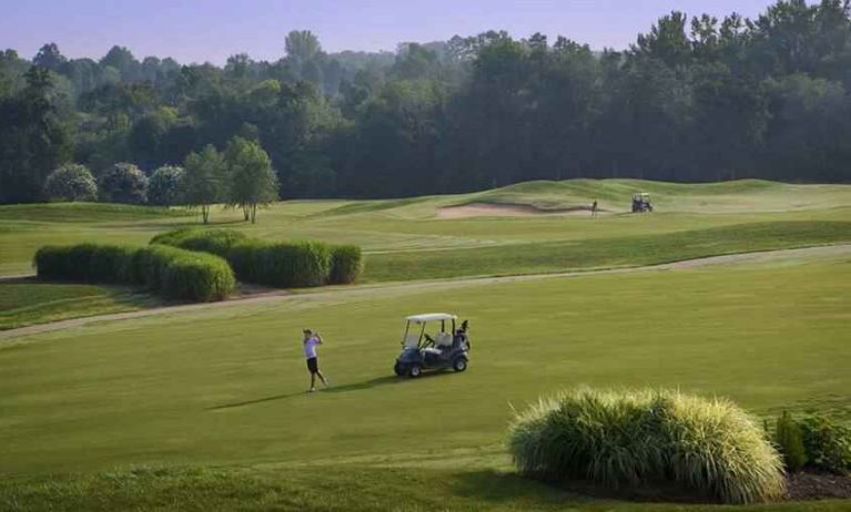 Golf field at the Embassy Suite by Hilton Charlotte-Concord- Golf Resort & Spa.