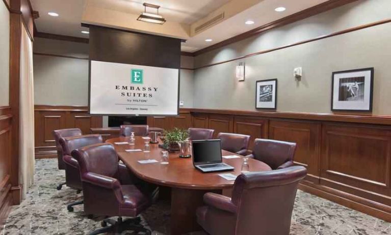 Meeting room at the Embassy Suites by Hilton Los Angeles Downey.