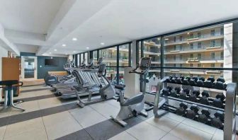 Fitness center at the Embassy Suites by Hilton Los Angeles Downey.