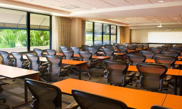 Large meeting room at the Sheraton Miami Airport Hotel.