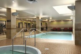 Relaxing indoor pool at the Embassy Suites by Hilton St. Louis Downtown.