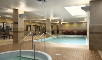 Relaxing indoor pool at the Embassy Suites by Hilton St. Louis Downtown.