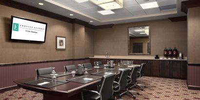 Meeting room at the Embassy Suites by Hilton St. Louis Downtown.