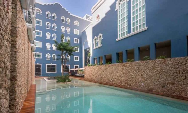 Outdoor pool at the Villa Mercedes Merida, Curio Collection by Hilton.