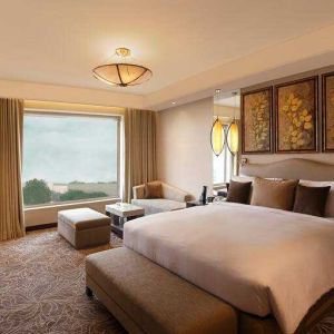 Large and comfortable presidential suite at the DoubleTree by Hilton Agra.