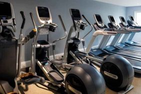 Fitness center at the Doubletree by Hilton Glasgow Central.