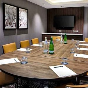 Meeting room at the Hilton Edinburgh Carlton.