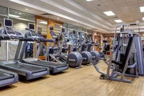 Fitness center at the DoubleTree by Hilton Edinburgh Airport.