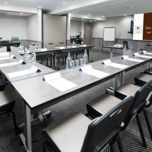 Meeting room at the DoubleTree by Hilton Edinburgh Airport.