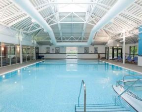 Relaxing indoor pool at the DoubleTree by Hilton Edinburgh Airport.
