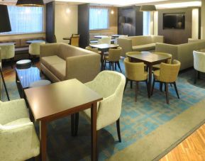 Dining area at the Hampton by Hilton Sheffield.
