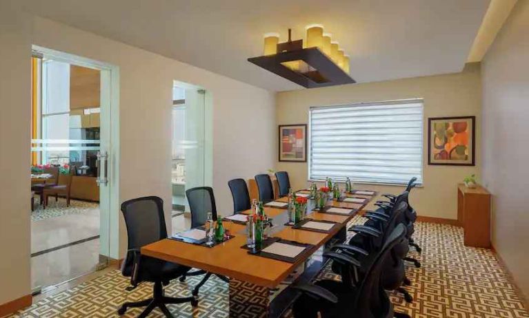 Meeting room at the DoubleTree by Hilton Hotel Gurgaon - New Delhi NCR.