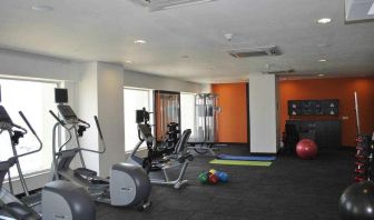 Fitness center at the DoubleTree by Hilton Gurugram Baani Square.