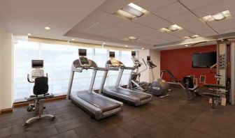 Fitness center at the Hilton Garden Inn New Delhi/Saket.