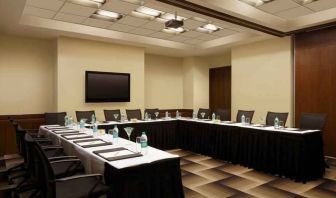 Meeting room. with u shape table at the Hilton Garden Inn New Delhi/Saket.