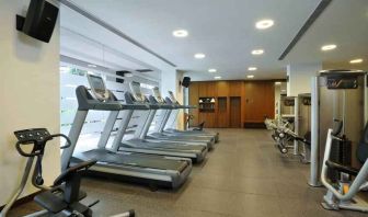 Fitness center at the Hilton Bangalore Embassy GolfLinks.