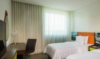 Comfortable twin room at the Hampton by Hilton - Valledupar.