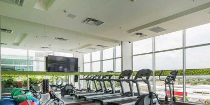 Fitness center at the Hampton by Hilton - Valledupar.