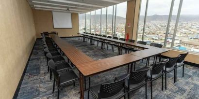 Meeting room at the Hampton by Hilton Antofagasta.