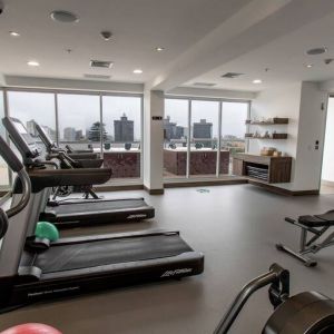 Fitness center at the Hampton by Hilton Lima San Isidro.