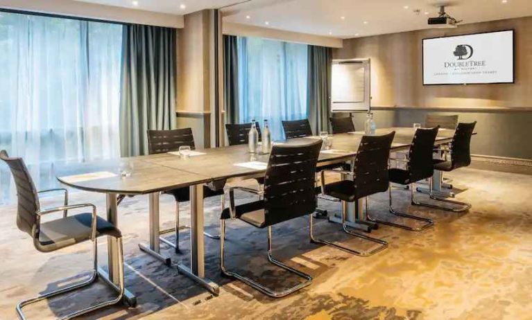 Meeting room at the DoubleTree by Hilton London Kingston upon Thames.