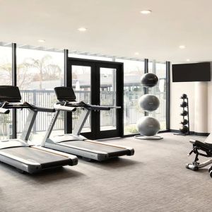 Fitness center at the AC Hotel By Marriott Pleasanton.