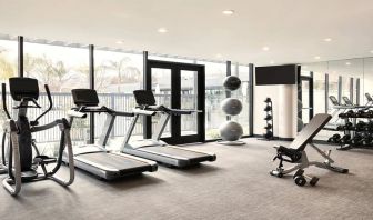 Fitness center at the AC Hotel By Marriott Pleasanton.