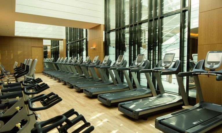 Fitness center at the Conrad Seoul.