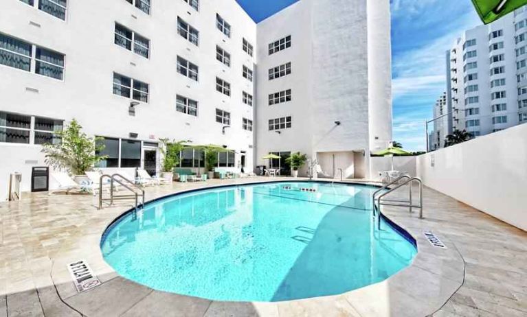 Outdoor pool at the Hampton Inn Miami Beach - Mid Beach.