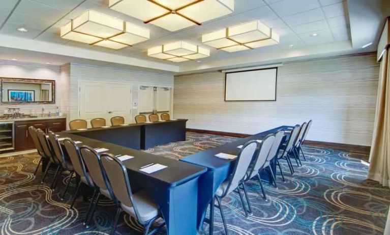 Meeting room at the Hampton Inn & Suites Trophy Club - Fort Worth North, TX.