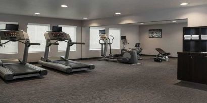 Well equipped fitness center at Sonesta Select Phoenix Chandler.