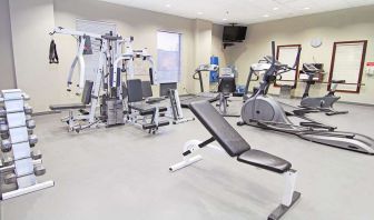 Fitness center at Riviera Plaza And Conference Centre Calgary Airport.