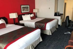 Twin room at Riviera Plaza And Conference Centre Calgary Airport.