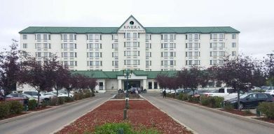 External view of Riviera Plaza And Conference Centre Calgary Airport.