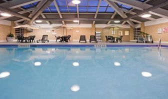 Indoor pool at Holiday Inn Toronto Airport East.