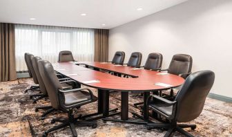 Meeting room at Holiday Inn Toronto Airport East.