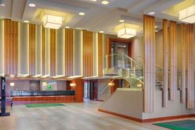 Lobby area at Holiday Inn Toronto Airport East.