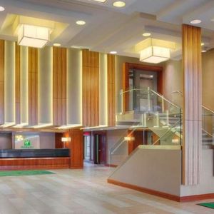 Lobby area at Holiday Inn Toronto Airport East.