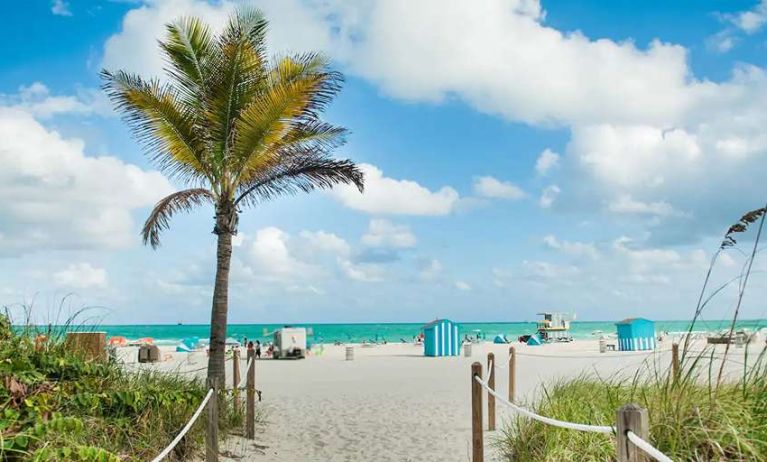 Beach view at Hyatt Centric Miami South Beach.