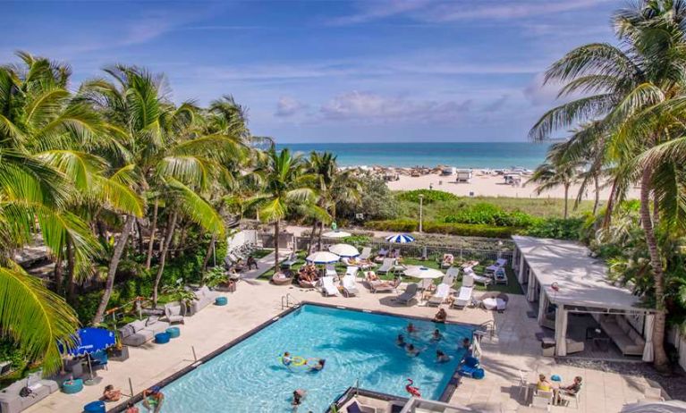 Relaxing outdoor pool at The Sagamore Hotel South Beach.