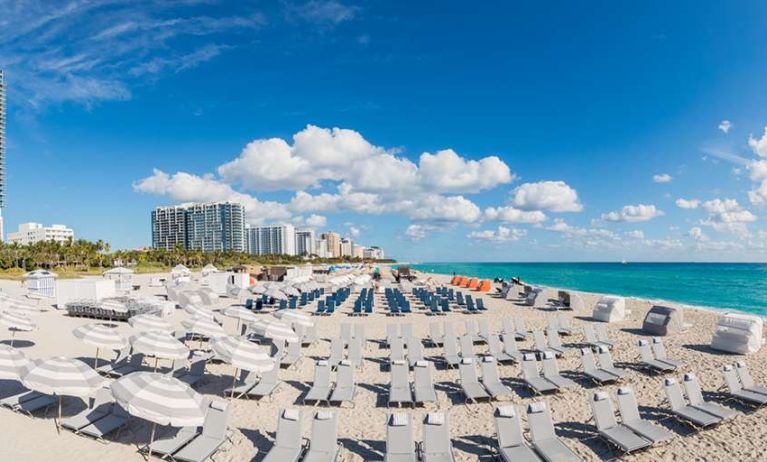 Beach area in front of Shelborne South Beach.