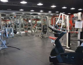 Fully equipped fitness center at New Point Miami.