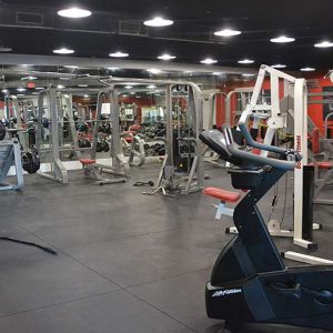 Fully equipped fitness center at New Point Miami.