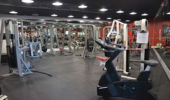 Fully equipped fitness center at New Point Miami.