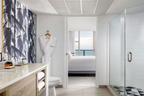 Guest bahroom at Cadillac Hotel & Beach Club, Autograph Collection.